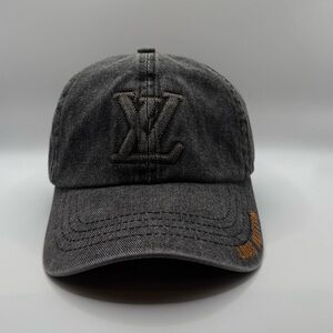 Black Denim Cap